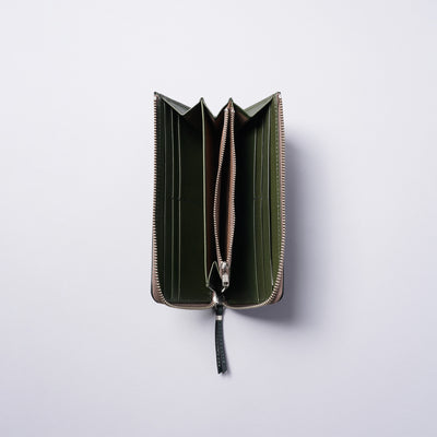 ＜SLOW＞bridle -Lzip long wallet-/綠色