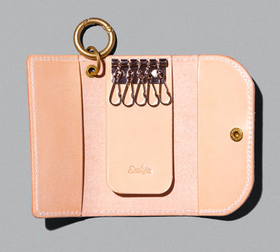 ＜delife＞Smooth Key Case/Natural