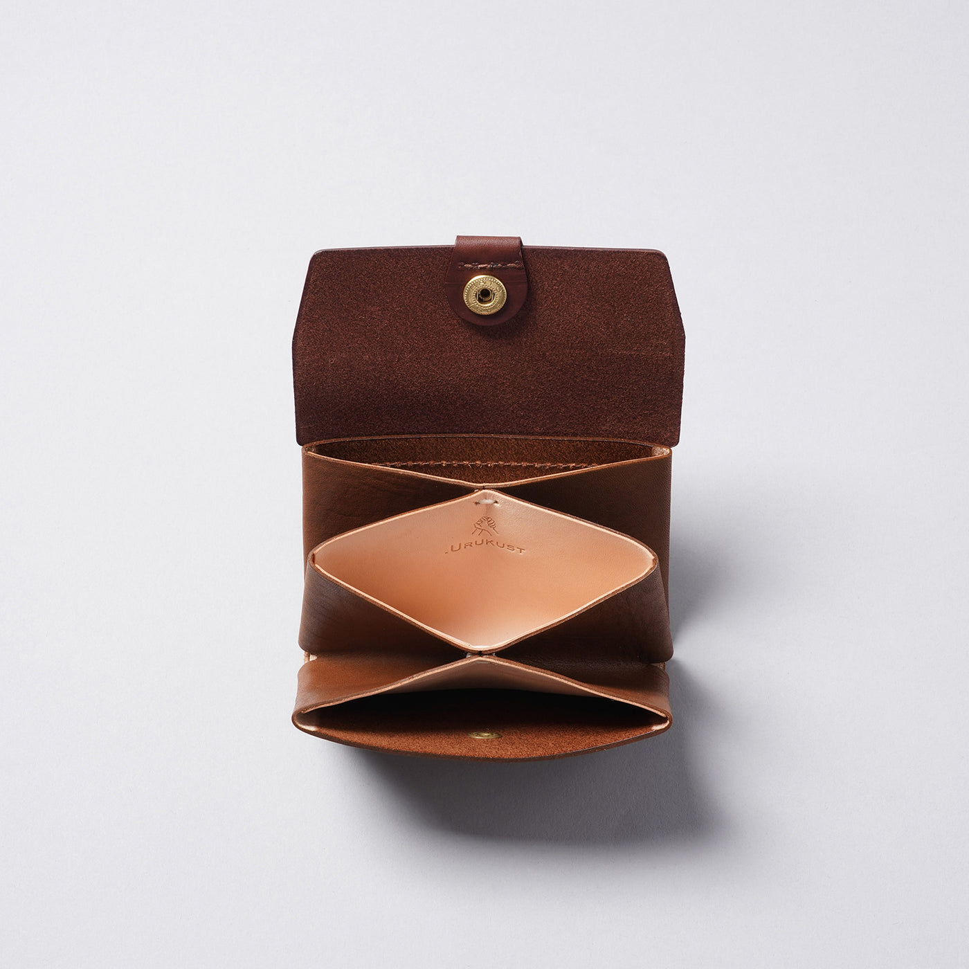 <URUKUST> Compact Wallet / Dark Brown