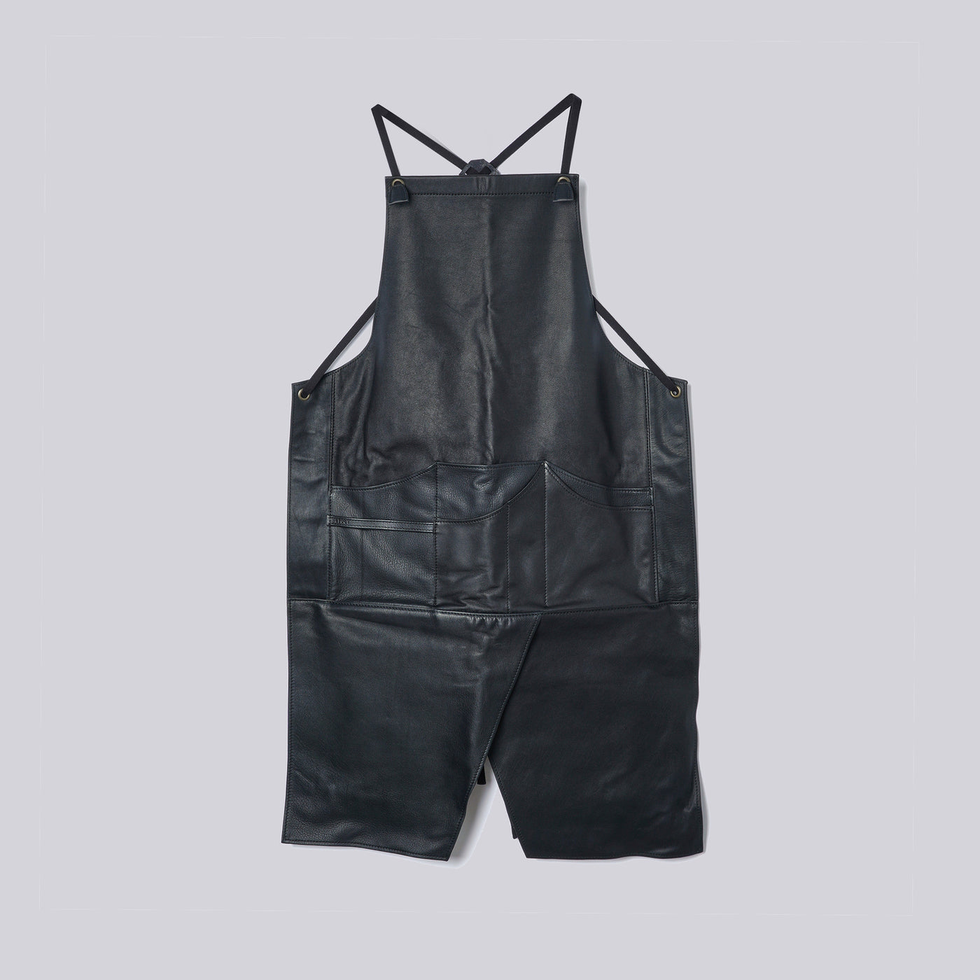 ＜aruci＞Washable hakama Apron標準尺寸/黑色