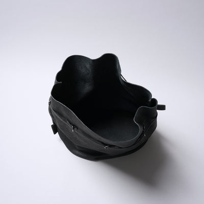 抽繩束口包/黑色