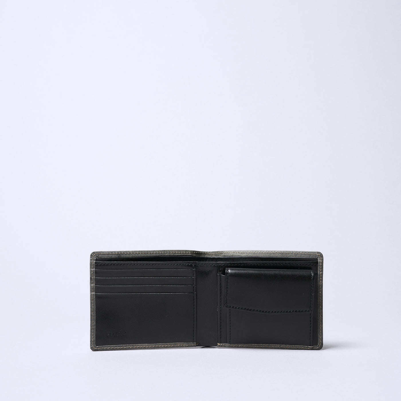 ＜エンリオ＞二つ折り財布/ブラック