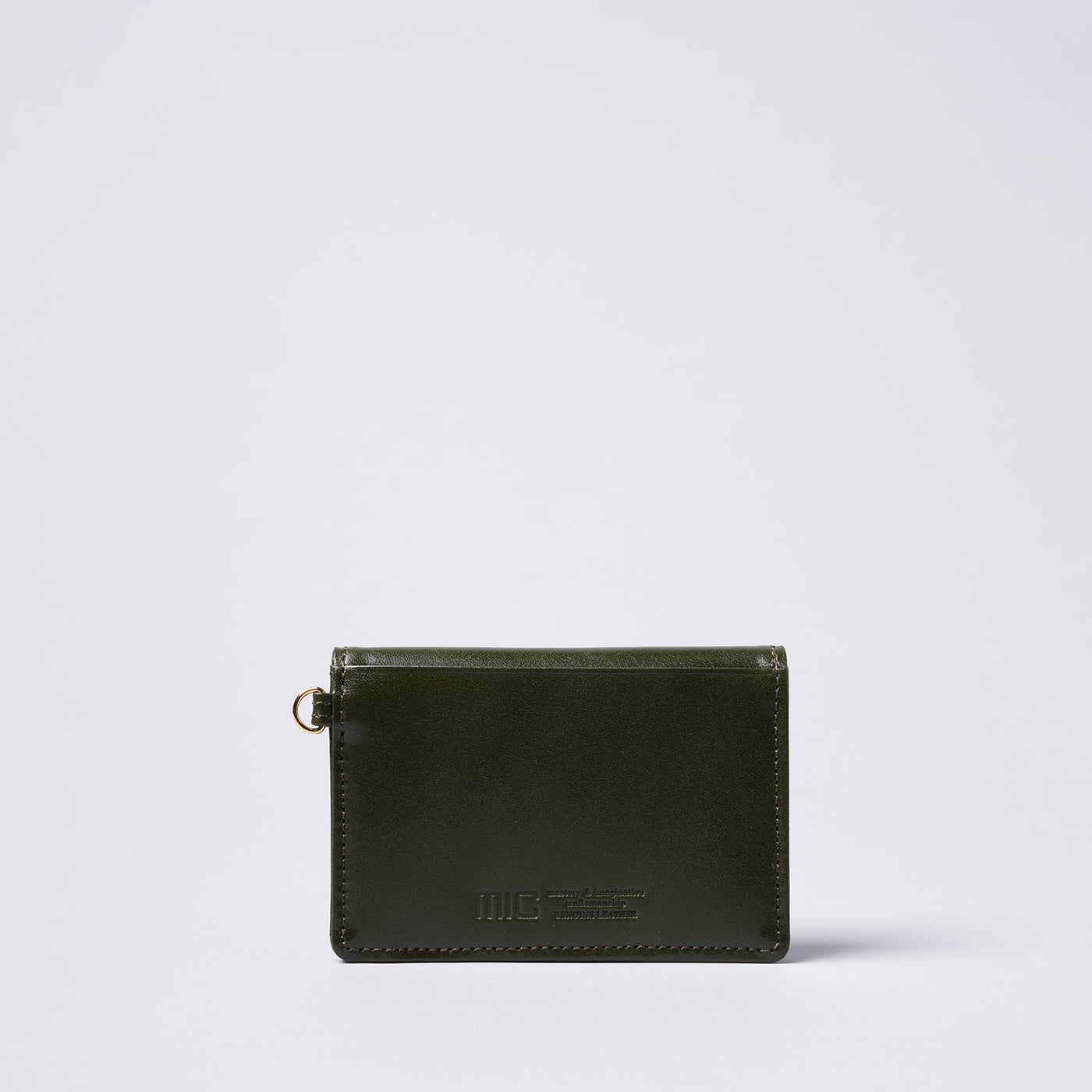 <mic> Bi-fold Pass Case / Green