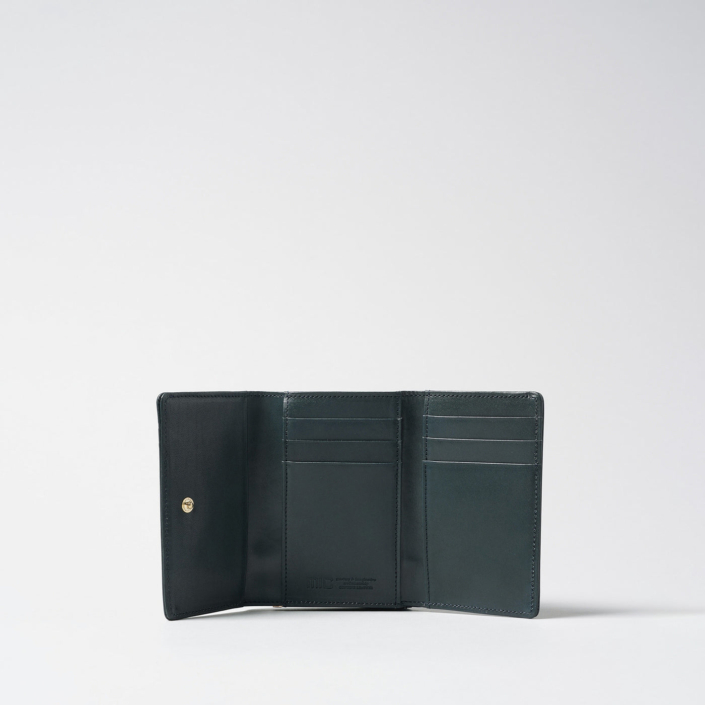 <mic> Kiss Lock Tri-fold Wallet / Navy