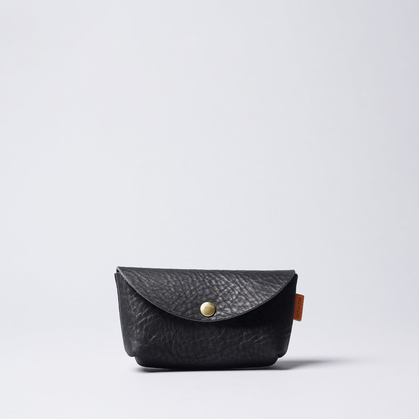 <minca> Leather Pouch 02/ S / Black