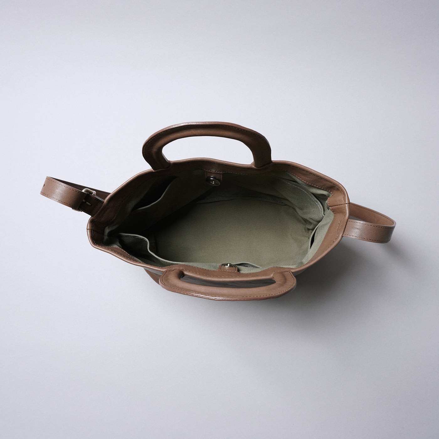 <numeri> Lunch Bucket Tote Bag / Light Grey