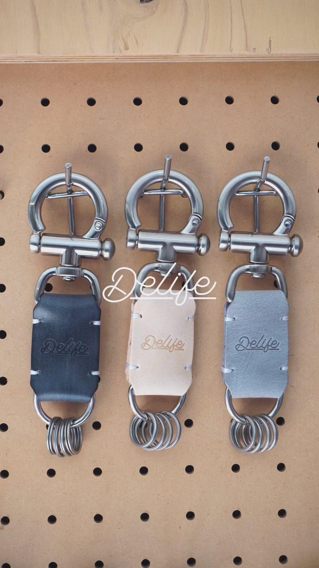 ＜delife＞Keyring01/Grey