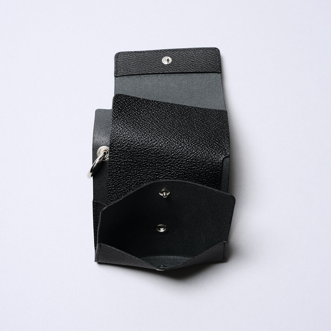 <sugata> Tri-fold wallet / Organization / Black