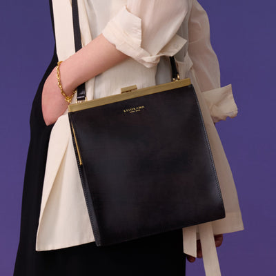 <kiyokawa> Audrey Shoulder Bag / Black