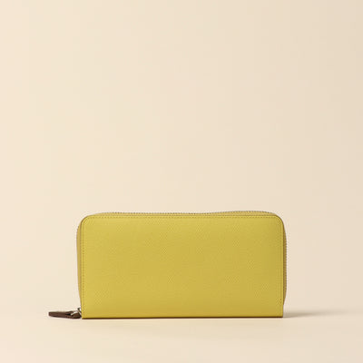 <Atelier Nuu> noble round wallet / yellow