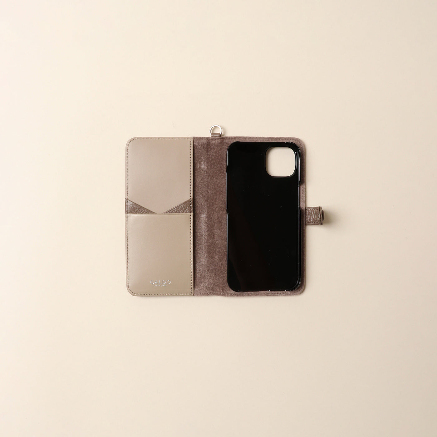 <CALDO tokyo japan> CROSSOVER iPhone case (iPhone13) / Pink Gray
