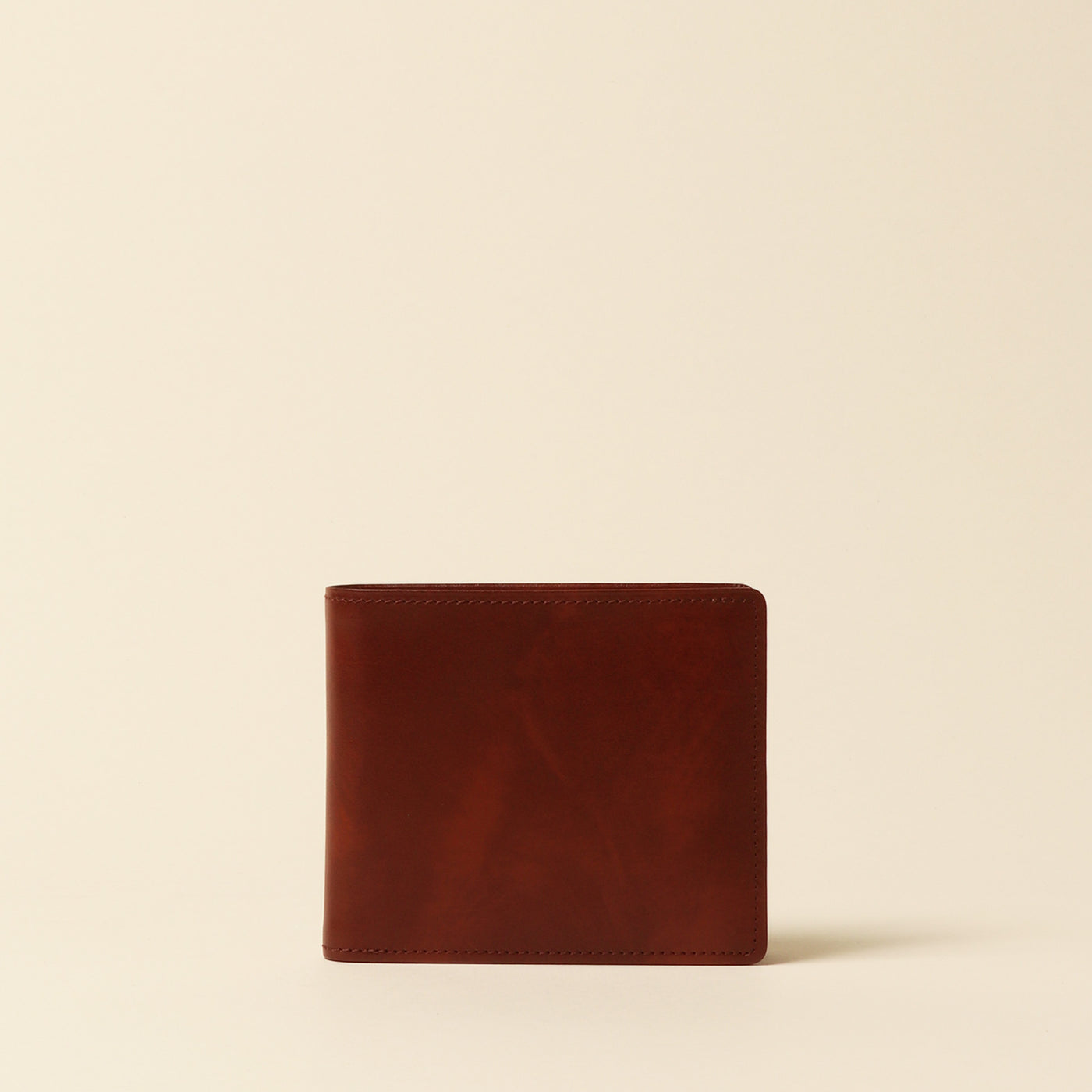 ＜CYPRIS＞ Cirasagi Leather 二折錢包 / 深棕色
