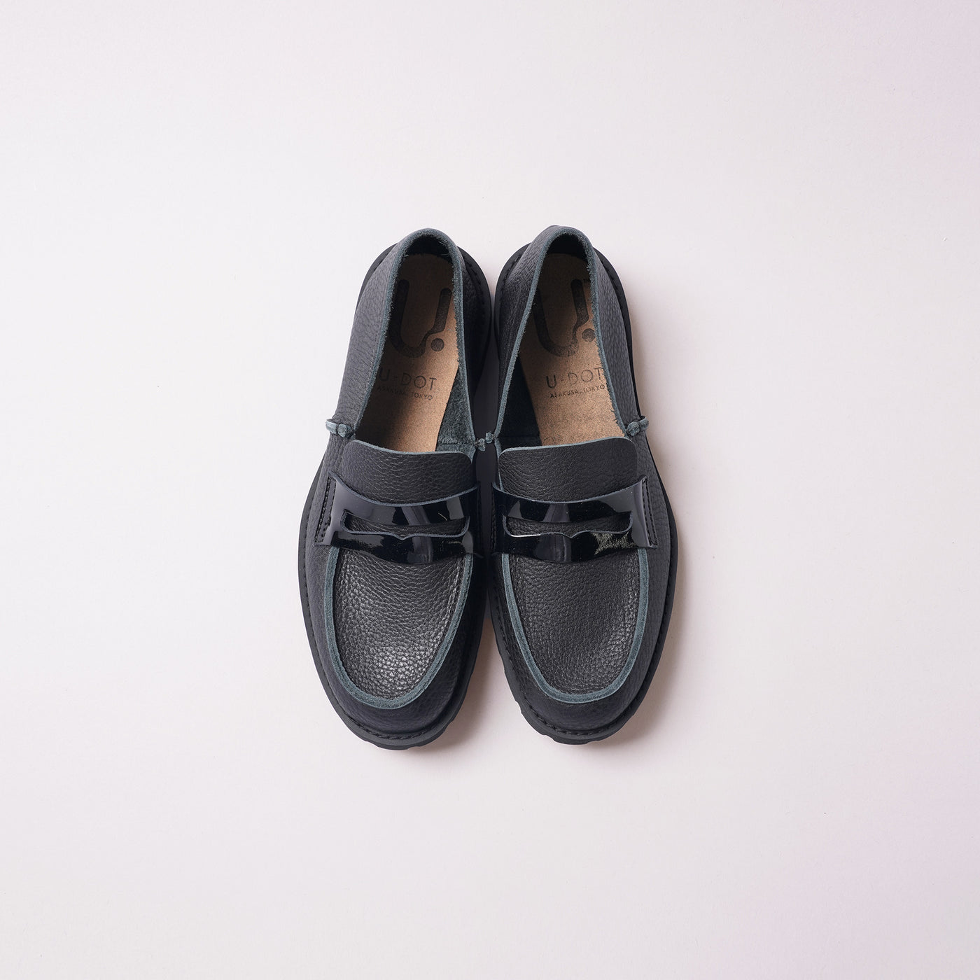 <U-Dot> Loafers / Black